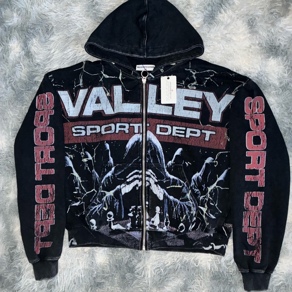 Valley Sport Dept Valle Forever Valley Dream Graphic Zip Hoodie - Size M